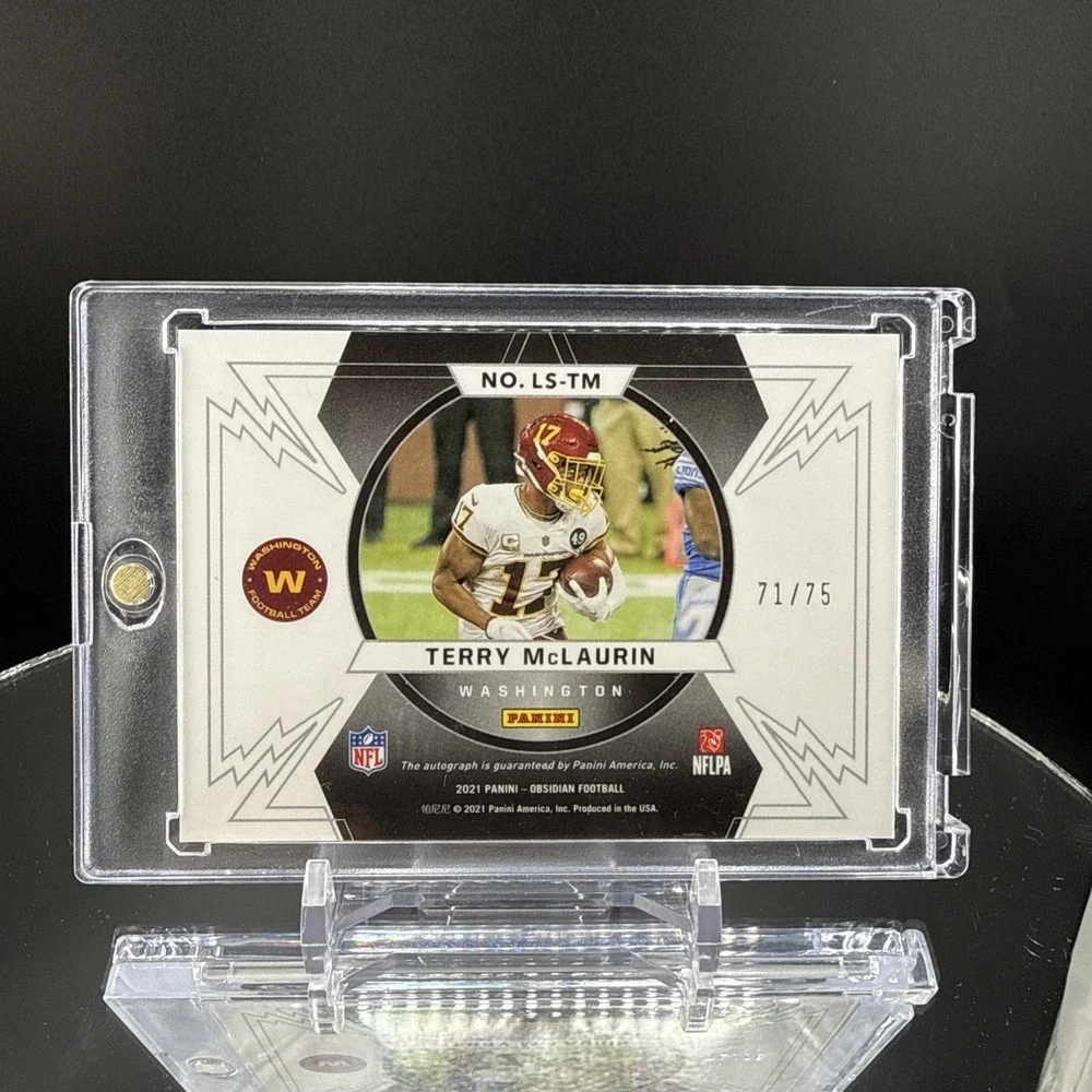 2021 Panini Obsidian - Lightning Strike Autographs Terry McLaurin #LS-TM /75